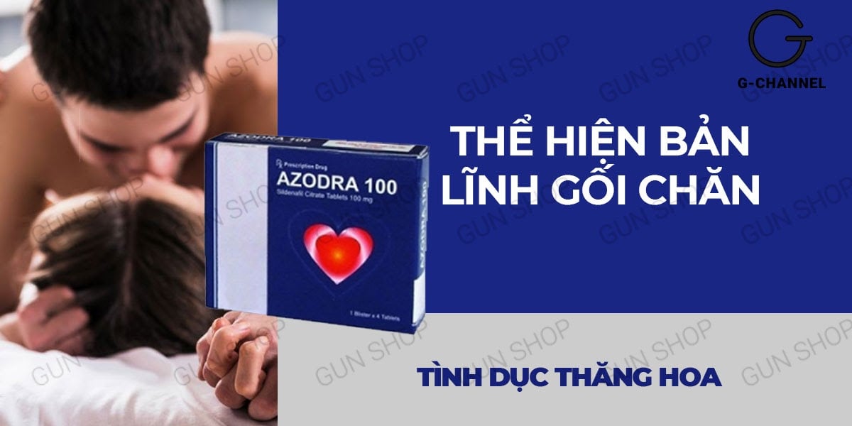 Viên uống Azodra 50mg kéo dài cương dương tăng sinh lý hộp 4 viên Viên uống Azodra 50mg kéo dài cương dương tăng sinh lý hộp 4 viên