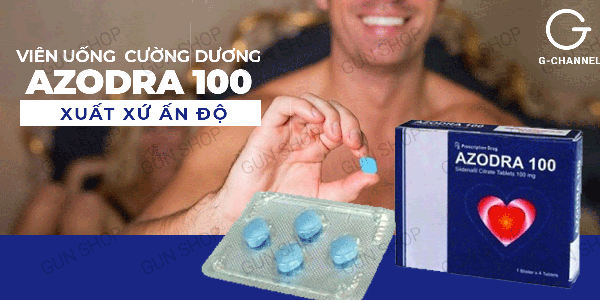 Viên uống Azodra 50mg kéo dài cương dương tăng sinh lý hộp 4 viên Viên uống Azodra 50mg kéo dài cương dương tăng sinh lý hộp 4 viên