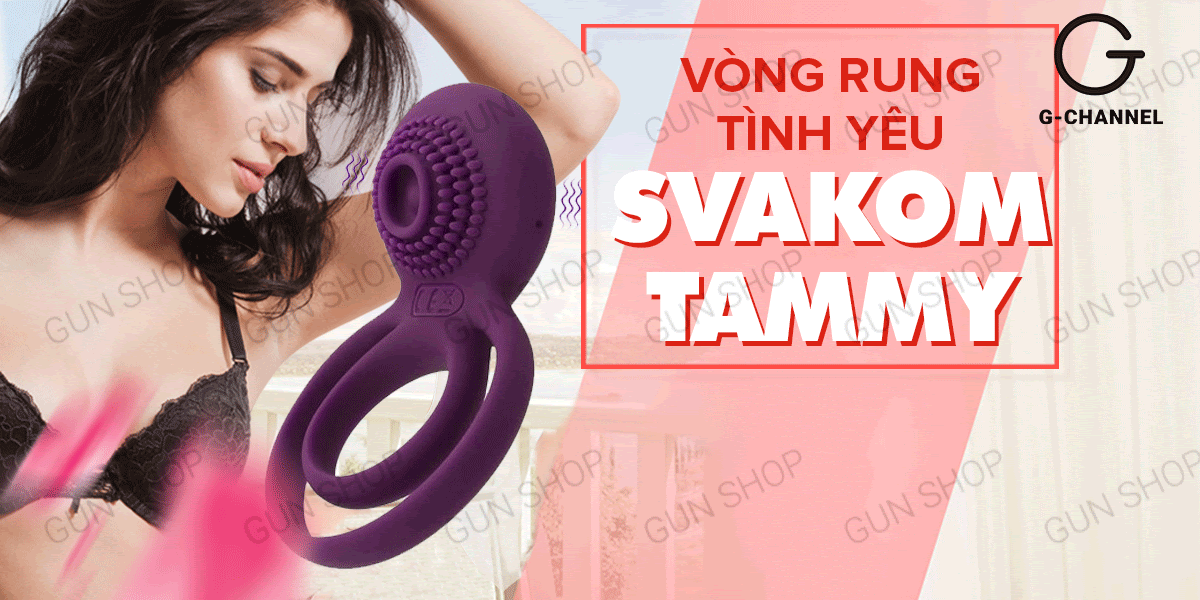 Vòng rung Svakom Tammy tăng khoái cảm kéo dài thời gian sạc điện tiện lợi Vòng rung Svakom Tammy tăng khoái cảm kéo dài thời gian sạc điện tiện lợi